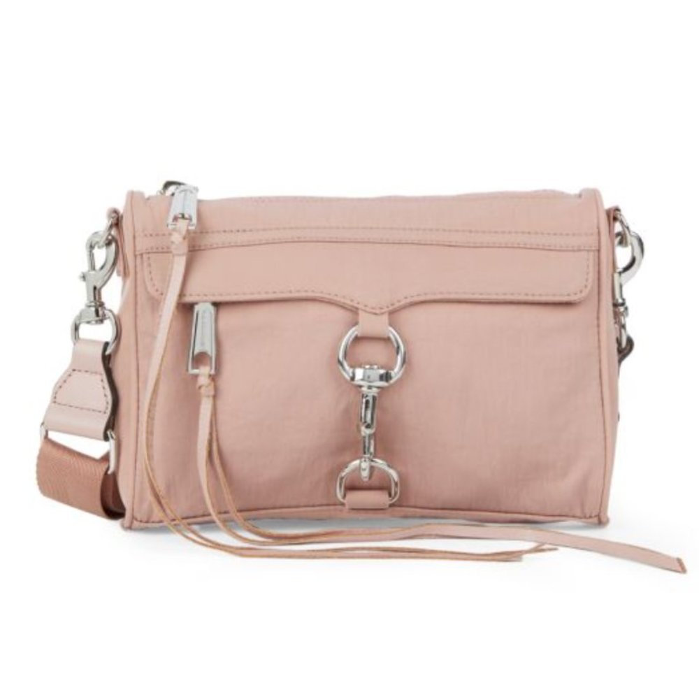 Rebecca Minkoff Vintage Pink Nylon Mini Mac